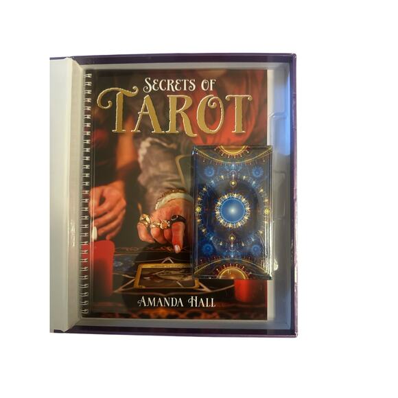 NEW Hinkler Amanda Hall Secrets of Tarot 32 Pg Book & 78 Cards Deck Box Set - Picture 2 of 3